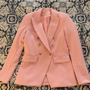 Veronica Beard Pink Double Breasted Jacket
